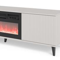 kasmyras spalva - TV staliukas Halmar RANDOM 2 RTV-K su židiniu, kašmyras (Cashmere)/riešutas (Walnut)/juoda (Black), 180 cm - 5 nuotrauka