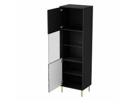juoda vitrina - Vitrina BULLET W-1, juoda (Black) - 5 nuotrauka