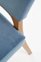 valgomojo kedes melynos - Halmar Wenanty Chair Honey Oak/Marine - 3 nuotrauka