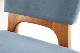 valgomojo kedes melynos - Halmar Wenanty Chair Honey Oak/Marine - 4 nuotrauka