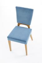 valgomojo kedes melynos - Halmar Wenanty Chair Honey Oak/Marine - 5 nuotrauka