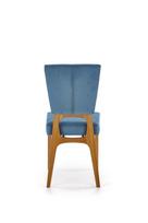valgomojo kedes melynos - Halmar Wenanty Chair Honey Oak/Marine - 6 nuotrauka