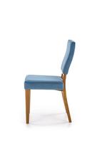 valgomojo kedes melynos - Halmar Wenanty Chair Honey Oak/Marine - 8 nuotrauka