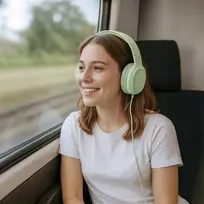 usb c laidines ausines - Hama Fun C Green (Žalios) - 2 nuotrauka
