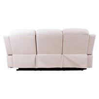 recliner sofa - Sofa Home4you FELICIA 3-vietė, natūrali balta (Natural White) - 5 nuotrauka