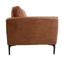 minkstas kampas rudas - Kampinė sofa Home4you Sofia, ruda, dešininė, 257 x 168 cm x 82 cm - 3 nuotrauka