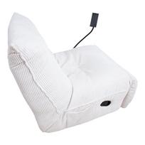 fotelis reglaineris - Atlošiamas krėslas Home4you Win-Win, baltas, 95 cm x 80 cm x 90 cm - 4 nuotrauka