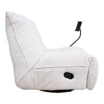 fotelis reglaineris - Atlošiamas krėslas Home4you Win-Win, baltas, 95 cm x 80 cm x 90 cm - 6 nuotrauka