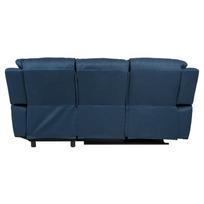 atsilenkimams - Kampinė sofa Home4you Berit RC, tamsiai mėlyna, dešininė, 214 x 160 cm x 98 cm - 3 nuotrauka