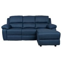 atsilenkimams - Kampinė sofa Home4you Berit RC, tamsiai mėlyna, dešininė, 214 x 160 cm x 98 cm - 6 nuotrauka