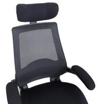 biuro kede miller - Darbo kėdė Home4you Miller 27866, 71 x 71 x 121 - 131 cm, juoda - 3 nuotrauka