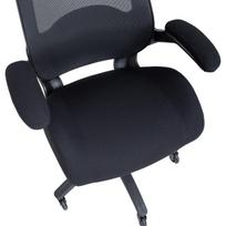 biuro kede miller - Darbo kėdė Home4you Miller 27866, 71 x 71 x 121 - 131 cm, juoda - 4 nuotrauka
