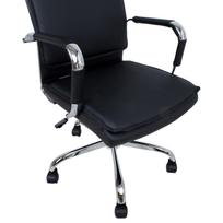 biuro kedes mechanizmas - Darbo kėdė Home4you Ultra 27507, 54.5 x 60 x 106.5 - 116.5 cm, juoda - 4 nuotrauka