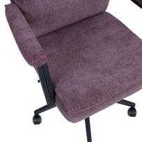 50 x 50 tasai - Kėdė Home4you Remy, 72 x 65 x 108 - 115 cm, violetinė - 3 nuotrauka
