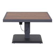 ermitazas stalai - Lauko stalas PARKER, pilkas (Grey), 90 x 90 x 52-75 cm - 6 nuotrauka