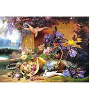 puzzle 2000 - Castorland Elegant Still Life With Flowers 200276, 2000 vnt. - 2 nuotrauka