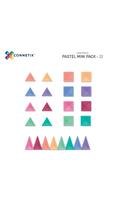 plus konstruktorius - Connetix Pastelinis MINI rinkinys 32 dalių - 3 nuotrauka