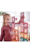 magnetiniai rutuliukai - Connetix pastelinė kamuoliukų trasa 106 dalys - 10 nuotrauka