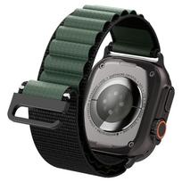 ultra 7 - Spigen WBF1 Dirželis Apple Watch 44 / 45 / 46 / 49 mm, Juodas ir Žalias (Black and Green) - 2 nuotrauka