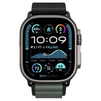 ultra 7 - Spigen WBF1 Dirželis Apple Watch 44 / 45 / 46 / 49 mm, Juodas ir Žalias (Black and Green) - 8 nuotrauka