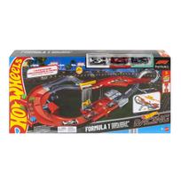 f1 hot wheels - Mattel Hot Wheels lenktynių trasa – Downhill Circuit Race (JMC90) - 2 nuotrauka