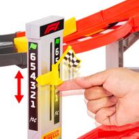 f1 hot wheels - Mattel Hot Wheels lenktynių trasa – Downhill Circuit Race (JMC90) - 4 nuotrauka