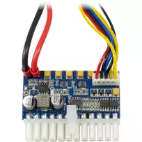psu laidai - Inter-Tech Mini-ITX PSU 160W DC/DC Juodas (Black) - 2 nuotrauka