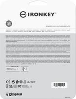 usb 3.0 usb flash - Kingston IronKey Vault Privacy 50 128GB Blue (Mėlynas) - 3 nuotrauka