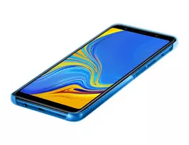 a750 - Samsung "Gradation Cover Galaxy A7 2018 (EF-AA750CLEGWW)" Blue - 4 nuotrauka