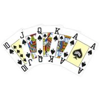 copag - Pokerio kortos Copag 4 Corner Jumbo, Raudonos - 2 nuotrauka