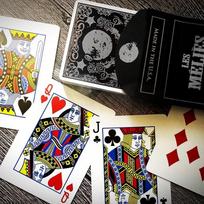 folija sidabrine - Difatta Les Melies Silver žaidimo kortos – riboto leidimo, sidabro folija, pokeriui - 2 nuotrauka
