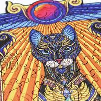 delione kates - Fantasy Puzzles Bastet medinė dėlionė, M dydis, 150 det. - 6 nuotrauka