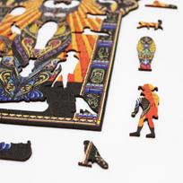 delione kates - Fantasy Puzzles Bastet medinė dėlionė, M dydis, 150 det. - 9 nuotrauka