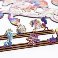 vienaragis delione - Fantasy Puzzles Unicorn Dėlionė Iš Medžio XL Dydis, 600 det. - 6 nuotrauka