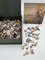 deliones suaugusiems - Fantasy Puzzles M.K. Čiurlionis Angelas medinė dėlionė XL, 700 det. - 2 nuotrauka