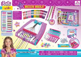 Lean Toys Apyrankių pynimo rinkinys su pynimo mašinėle ir priedais