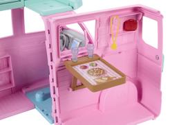 lele barbie - Mattel Barbie Dream Land Road Trip Camper JMK45, rožinė (Pink) - 3 nuotrauka