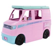 lele barbie - Mattel Barbie Dream Land Road Trip Camper JMK45, rožinė (Pink) - 4 nuotrauka