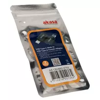 type c i usb a - USB adapteris Akasa USB-C - USB Juodas (AK- CCUB62-KT02) - 2 nuotrauka
