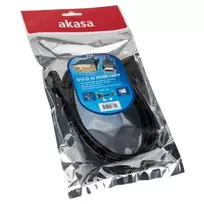 hdmi laidas 2m - Adapteris Akasa DVI-D to HDMI HDMI, DVI-D, 2 m, juoda - 2 nuotrauka