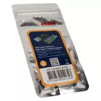 type c i usb a - USB adapteris Akasa USB-C - USB Juodas (AK- CCUB61-KT02) - 2 nuotrauka