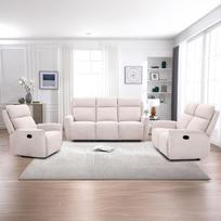 sofa senukai - MARIN Dvivietė atlošiama sofa, smėlio spalvos (Beige) - 3 nuotrauka