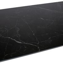 lauko stalai senukai - Lauko stalas Home4you Carves, antracito, 180 cm x 90 cm x 75 cm - 4 nuotrauka