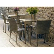 senukai foteliai - Lauko kėdė Garden4you Larache, pilka, 57 cm x 61 cm x 83 cm - 4 nuotrauka
