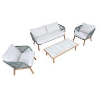 lauko baldai senukai - Lauko baldų komplektas TUXEDO Stalas, sofa ir 2 kėdės - 9 nuotrauka