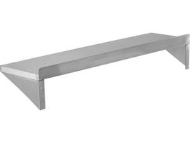 nerudijancio plieno virtuves lentyna - YATO Sieninė lentyna su kabliukais YG-08938, nerūdijančio plieno (Stainless Steel) 150 x 30 x 18 cm - 2 nuotrauka