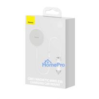 magsafe car holder - Baseus MagSafe 15W + USB-A 25W white (CW01) - 2 nuotrauka