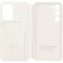 deklai samsung galaxy s23 - Samsung "Smart View Wallet Case Galaxy S23 Plus (EF-ZS916CUE)" Cream - 2 nuotrauka
