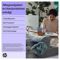 monitorius 27 coliu - HP All-in-One PC 27-cr0107ng ,  Intel i3-1315U ,  8GB DDR4 ,  512GB SSD ,  Juodas (Black) - 12 nuotrauka