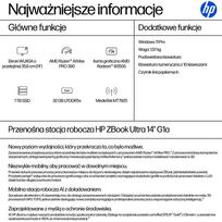 ultra 7 - HP ZBook Ultra G1a A3ZS3ET, AMD Ryzen AI Max PRO 390, 32 GB, 1 TB, 14", WUXGA, Silver (Sidabrinis) - 20 nuotrauka